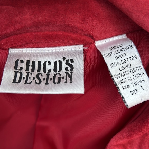 Chicos Leather/Suede jacket - Picture 7 of 7